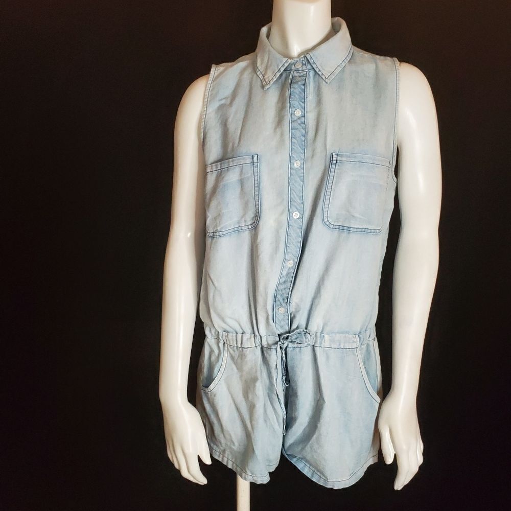 Chelsea & Violet Blue Romper (M) - Picture 2 of 5